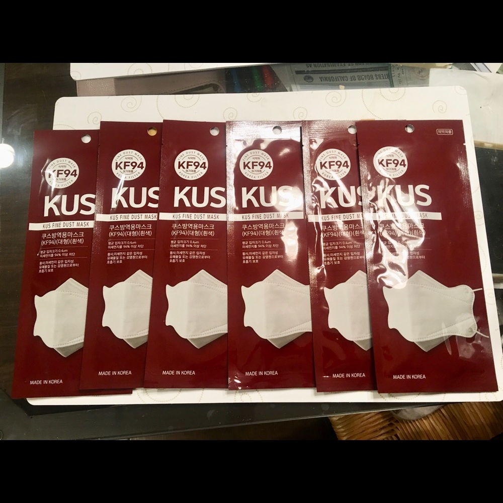 Lot of Korean KF94 masks